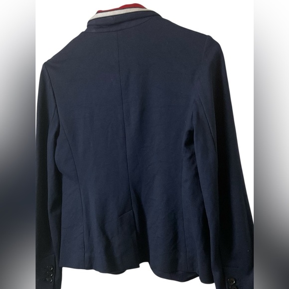 Banana Republica Dark Blue Blazer with Red and White Trim - Picture 2 of 12
